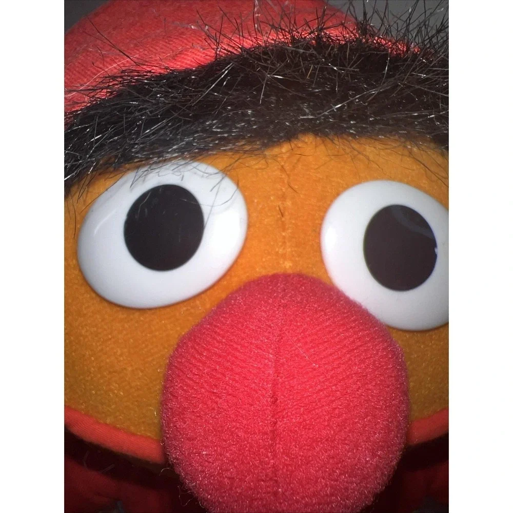 Vintage Playskool Sesame Street Dress Me Up Ernie Plush Doll 1990s